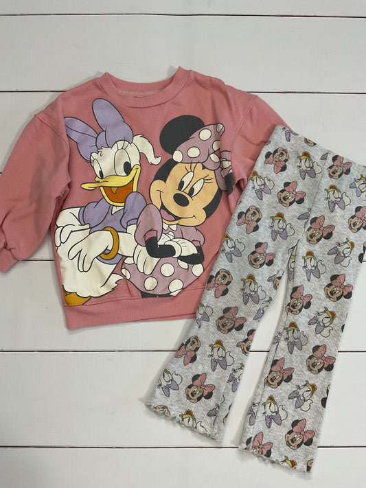 Disney Mickey & Friends 2 Piece Outfit sz 3t
