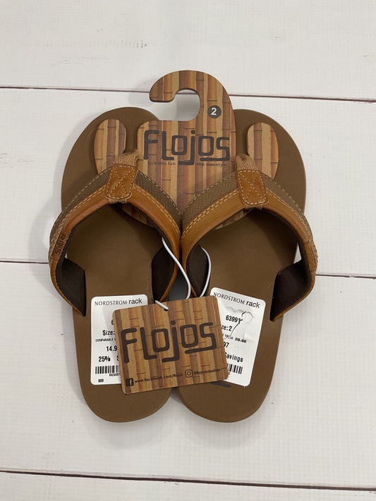 FLOJOS Sandals sz 2