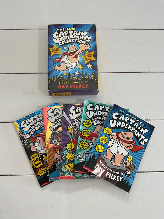 Captain Underpants Book Set 