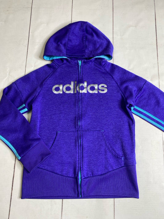 Adidas Size 12/14 Zip-Up Hoodie