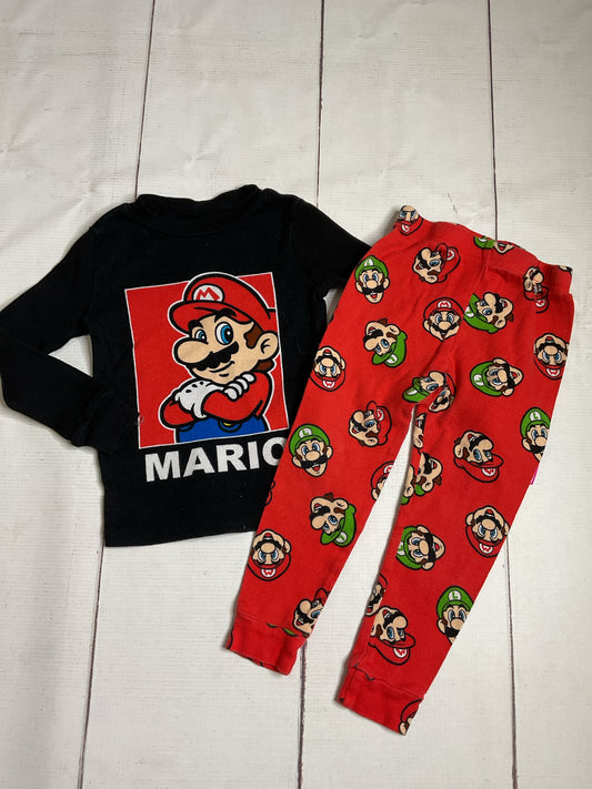Super Mario Size 3 2pc Pajamas