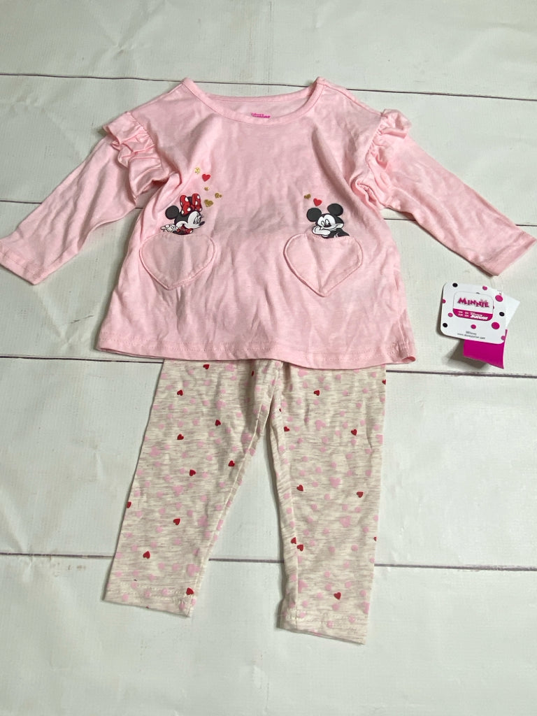 Minnie Mouse Size 12M 2pc Outfit
