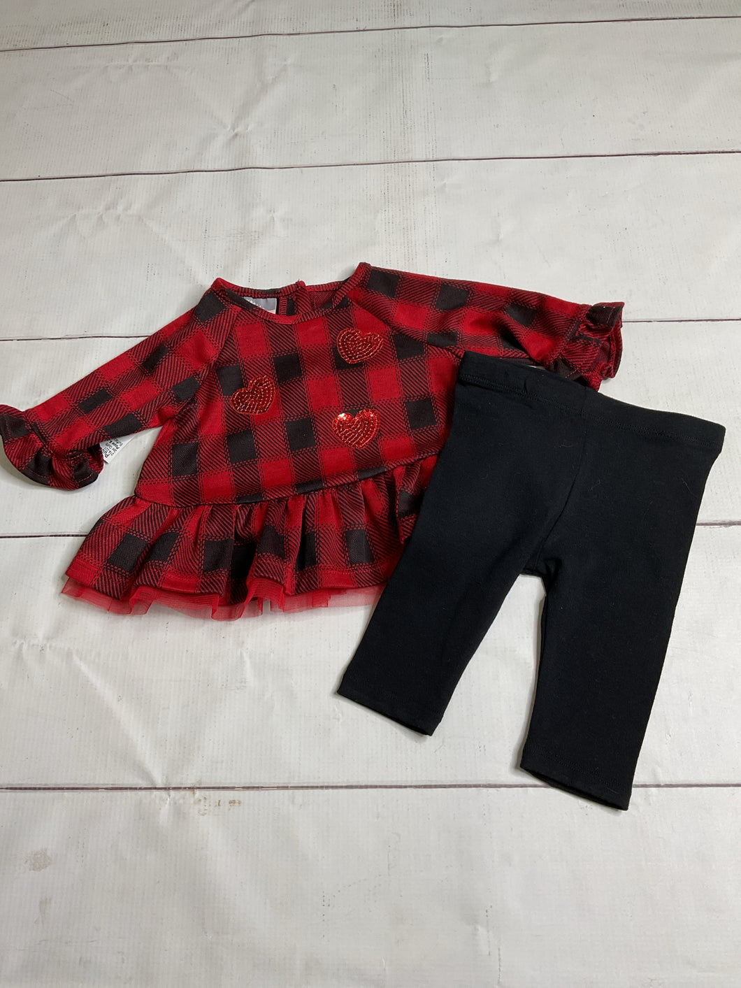 Pippa & Julie Size 3/6M 2pc Outfit
